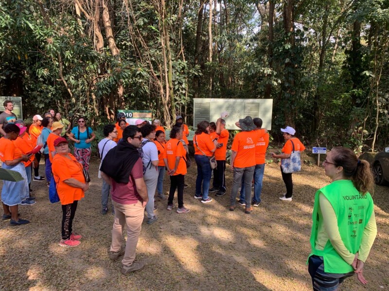Fundação José Pedro de Oliveira e o Centro de Saúde Village Campinas realizaram uma atividade voltada à promoção da saúde e bem-estar em contato com a natureza.